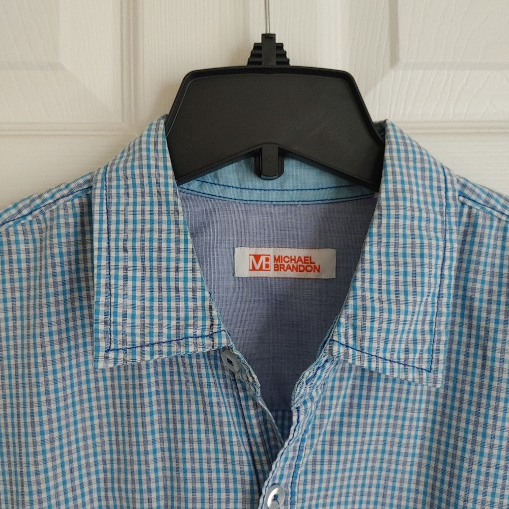 Men's Button up shirt- Michael Brandon - Picture 2 of 6